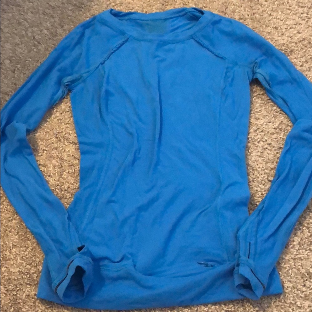 Blue lululemon pullover